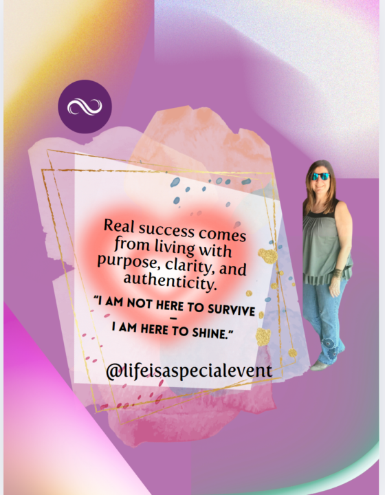  "Success found me the moment I chose to rise above comfort, walk with clarity, and trust the rhythm of my own becoming.”