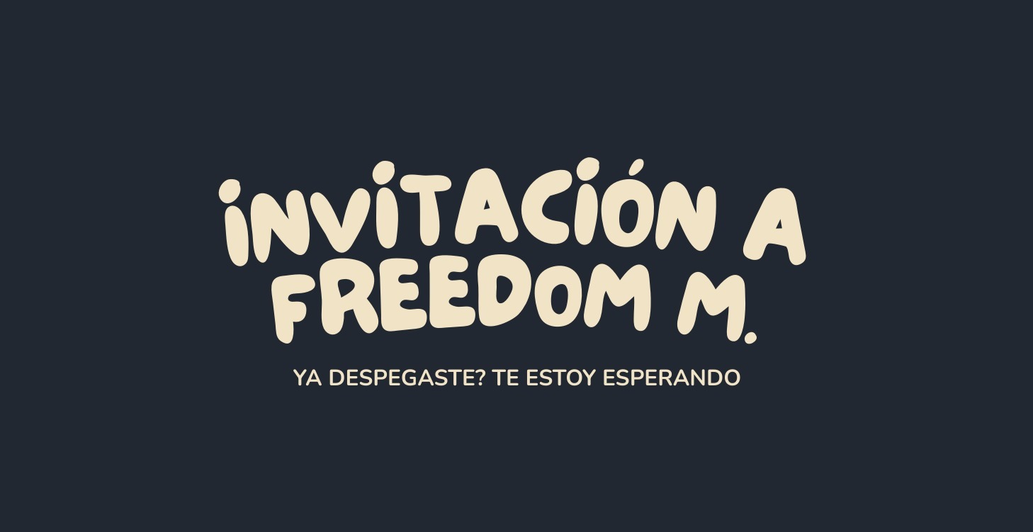 Invitación a Freedom Mentorship
