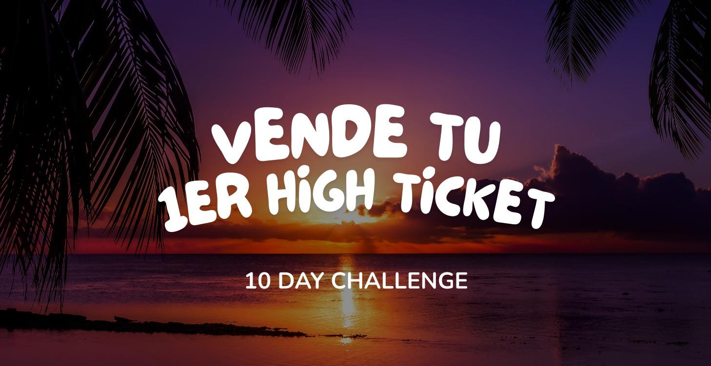Vende tu Primer High Ticket