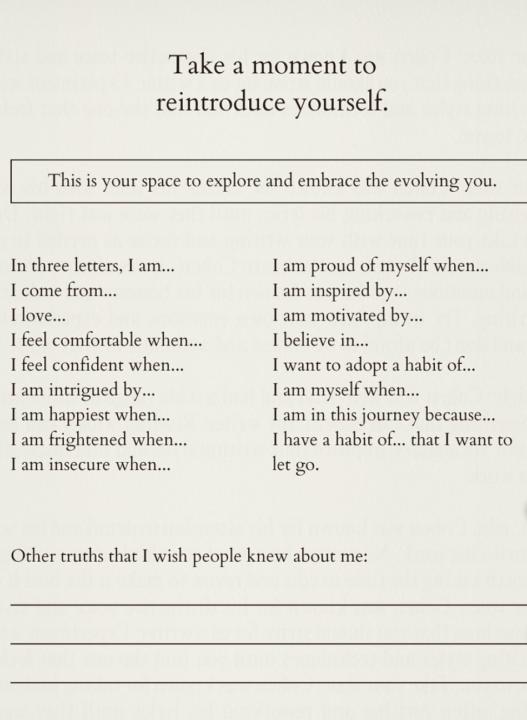 Reintroduce Your Evolved Self