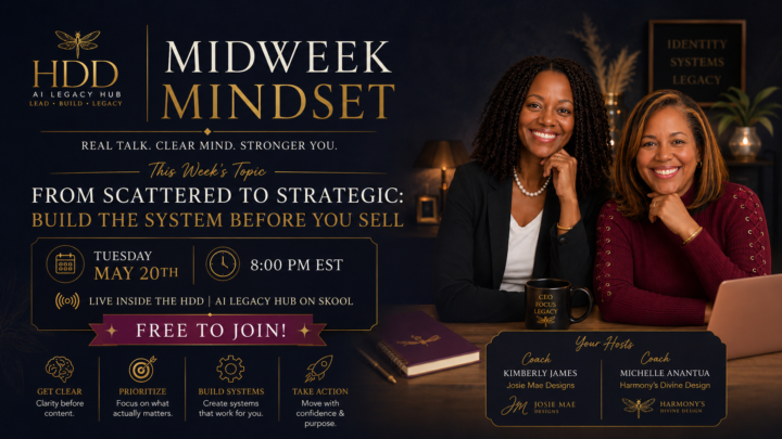 Midweek Mindset Tonight at 8pm [est]