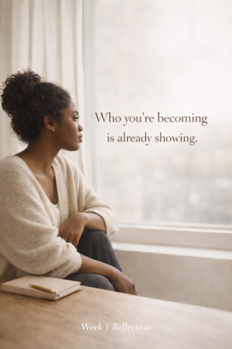Who You’re Becoming Is Already Showing
