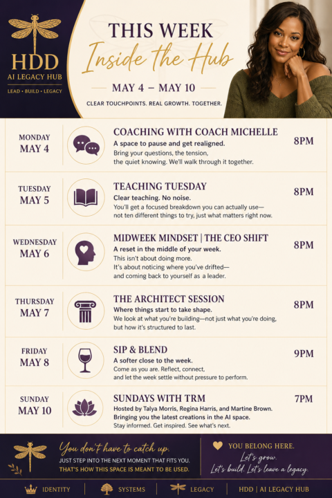This Week Inside the Hub is a Busy One! (May 4–10)