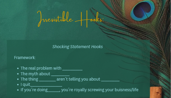 Shocking Statement Hooks