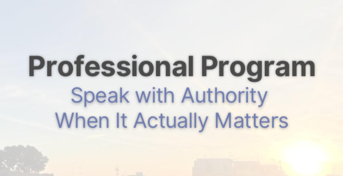 Professional Development Program