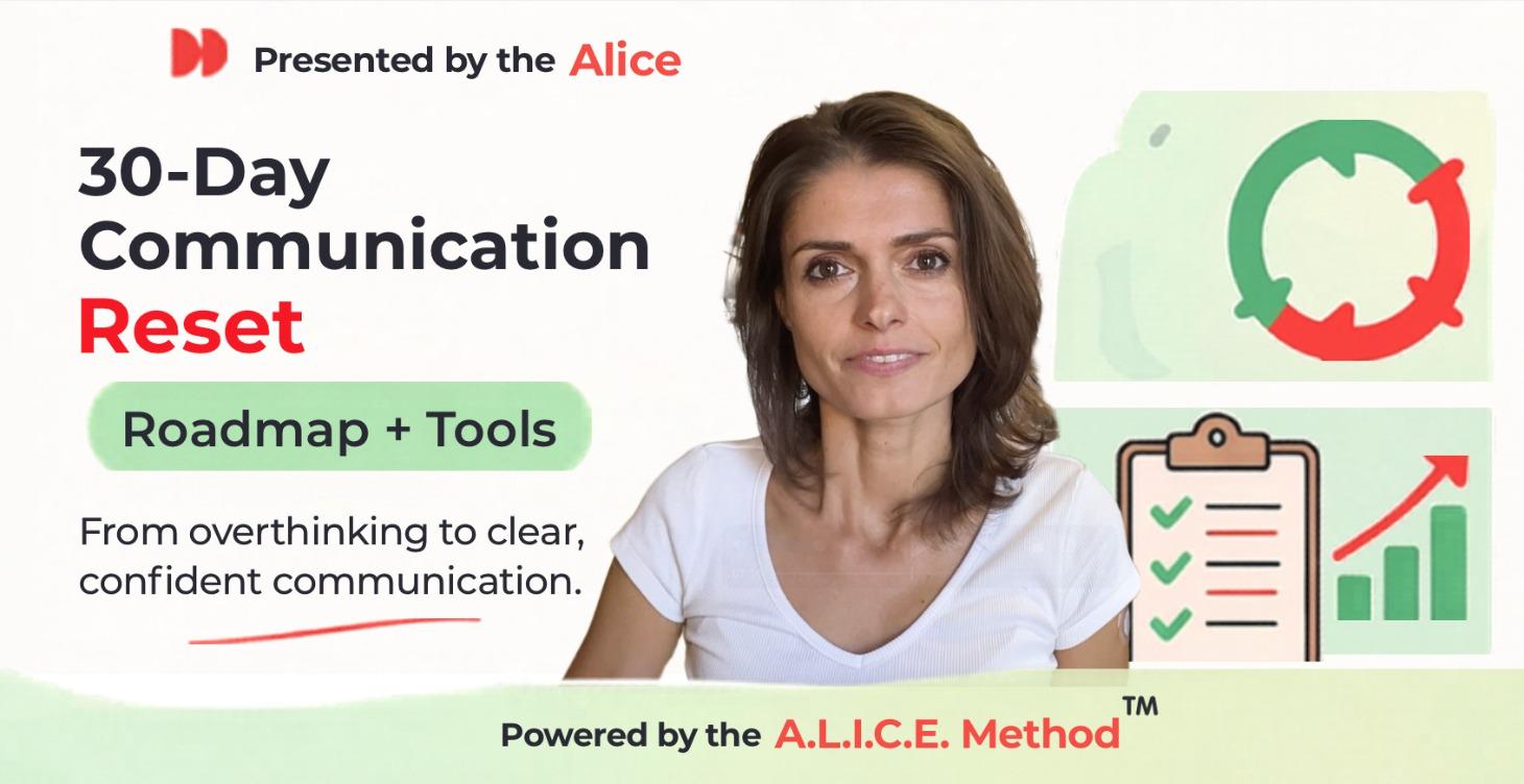 30-Day Communication Reset Roadmap + Tools