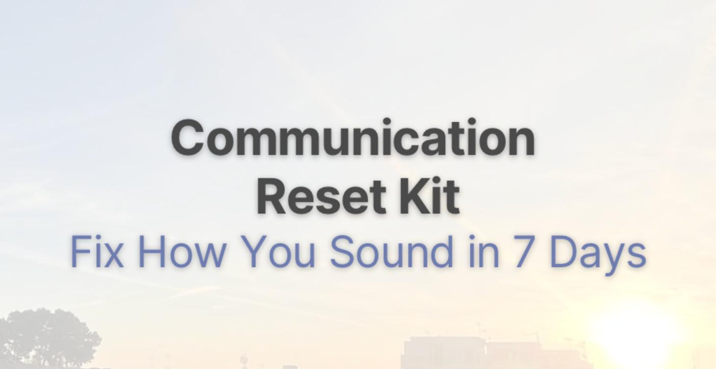 Communication Reset Tools