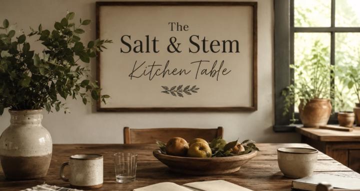 The Salt & Stem Kitchen Table