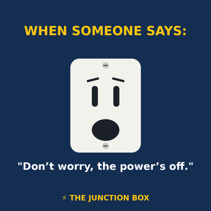😬 Electricians, be honest…