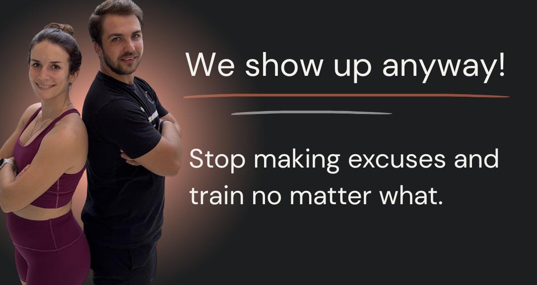 We show up anyway!