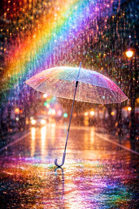 Rainbow Umbrella