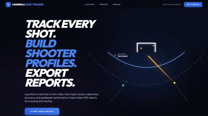 Handball Shot Tracker 