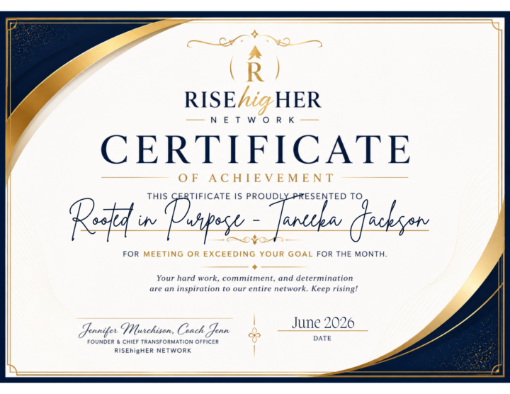 Congratulations to this Goal Crusher for her RISE!