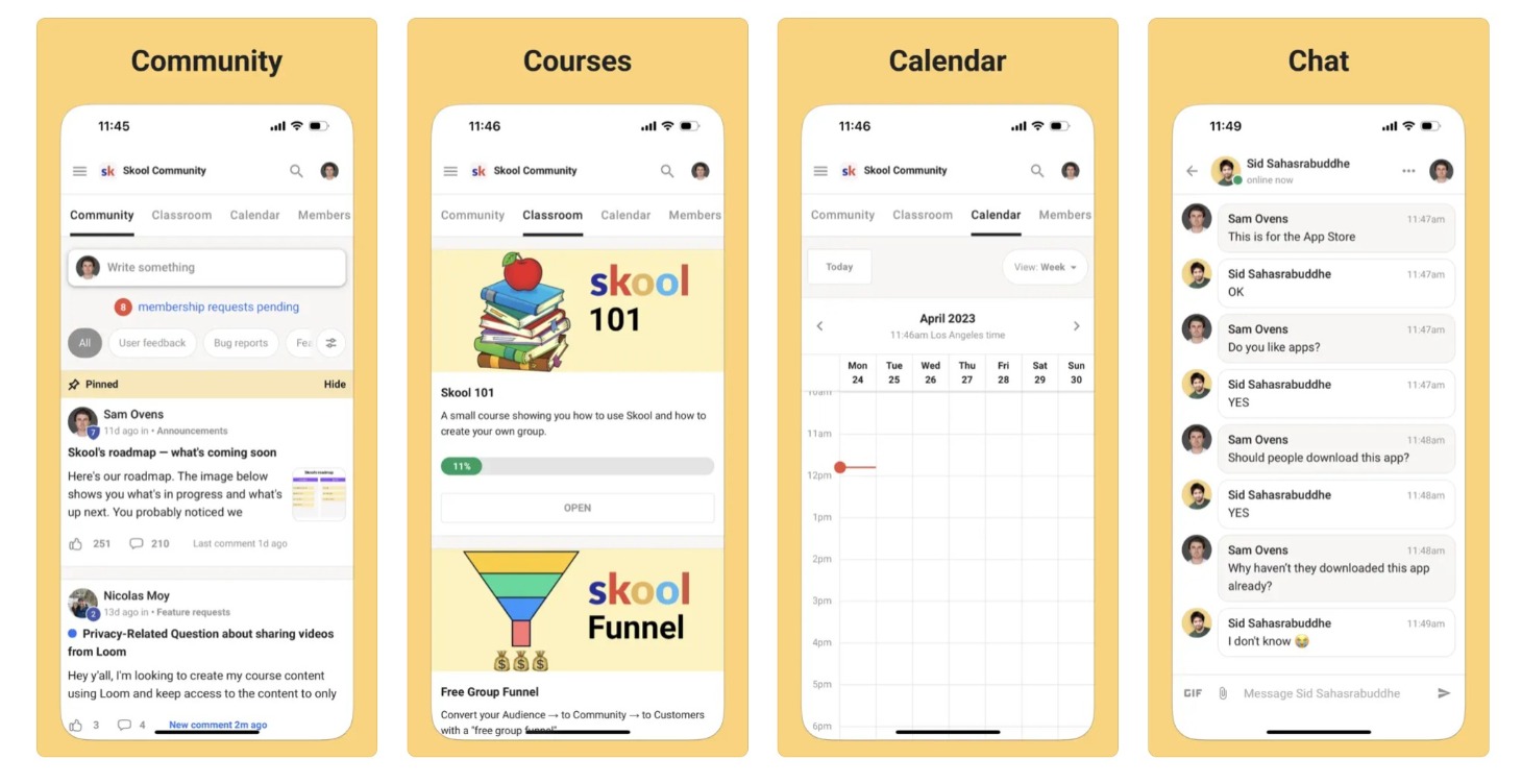 Download The Skool App