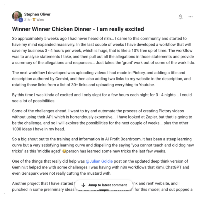 Wins like this are why the AI Profit Boardroom exists.