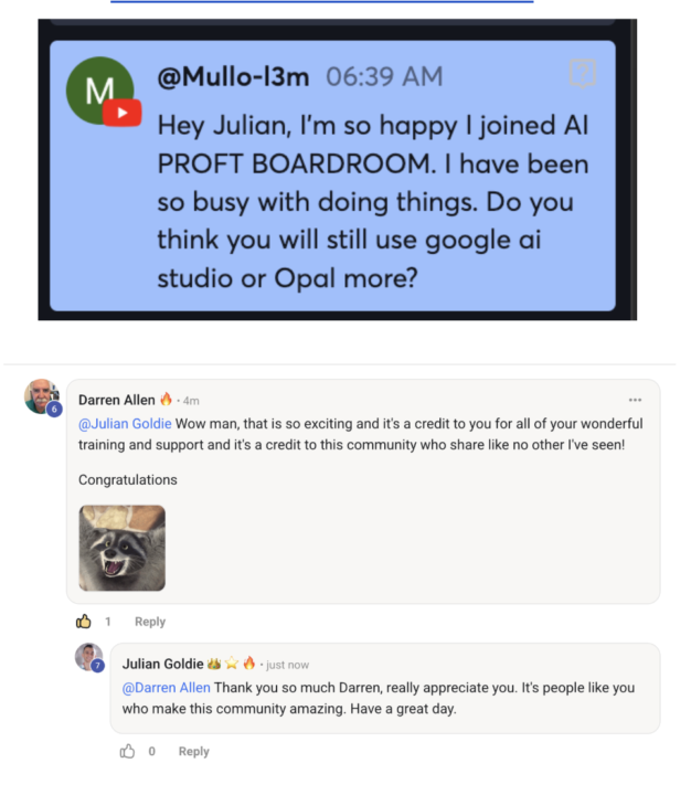 Huge shoutout to our members. Unbelievable progress happening daily.