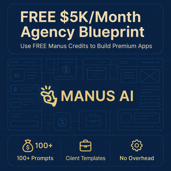FREE MANUS TRAINING: $5K/Month Agency Blueprint!