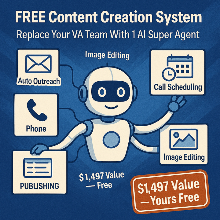 FREE Content Creation Masterclass Worth $1,497!