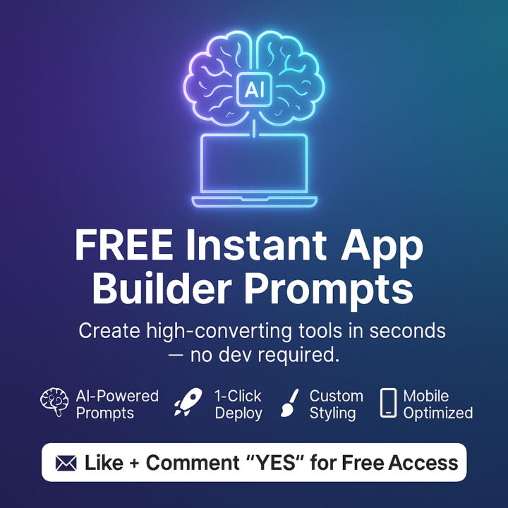 FREE Prompts That Build Complete Web Apps In Seconds!