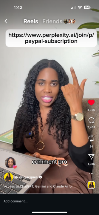 Reminder: perplexity pro is free for 12 months 