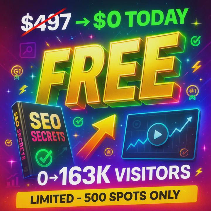 I'm giving away my SEO system for FREE right now.