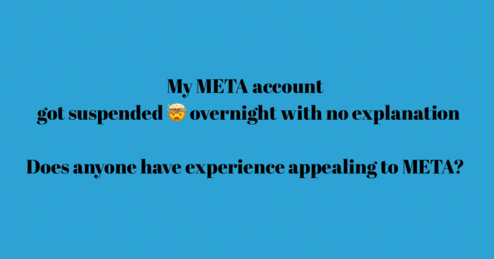 Experience appealing to META? 