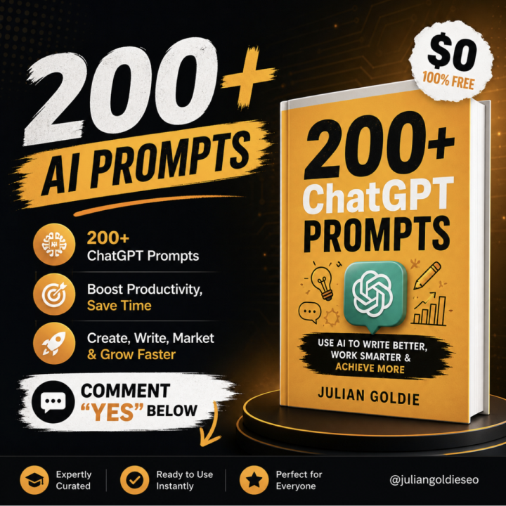 I’m giving away 200+ ChatGPT prompts for FREE…
