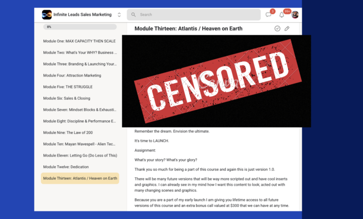 Finished my course - 13 modules