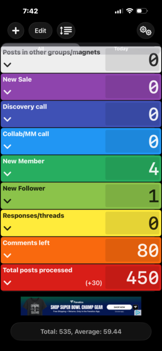 Daily Stats - 4 new members
