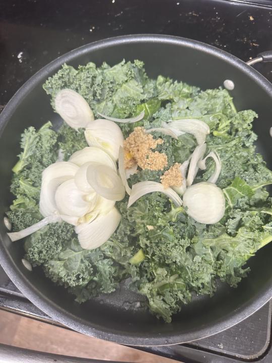 Kale is an aggressive af plant 