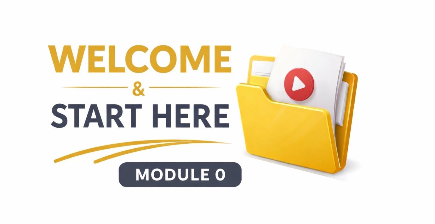 Module 0 Welcome + Start Here