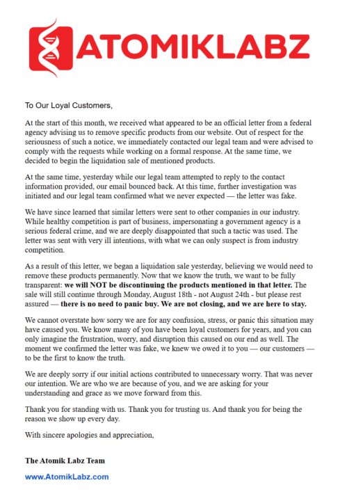 Atomik and Solution NOT CLOSING