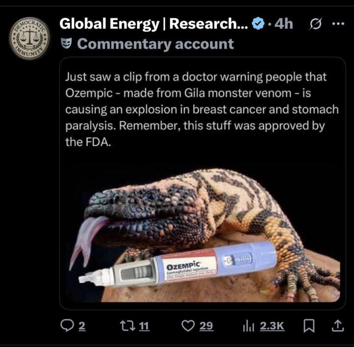 Let the fear mongering continue.  The dreaded Gila monster !