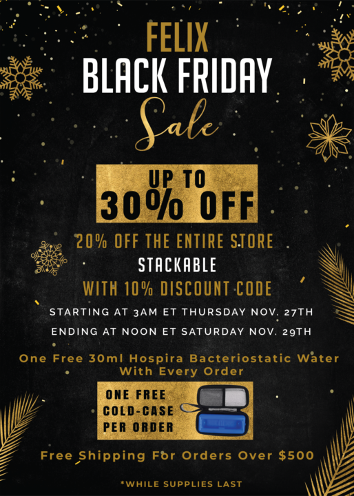 FELIX CHEM BLACK FRIDAY SALE - STARTS TOMORROW 