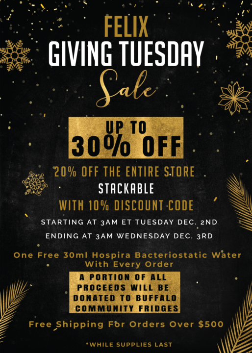 Felix Chem Extended Sale - Supporting Buffalo Community Fridges 🍕❤️