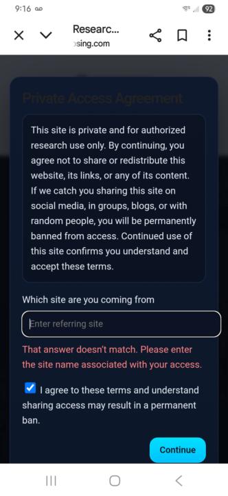 Researchdosing.com website