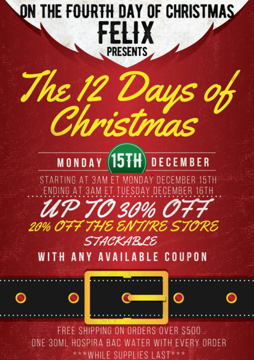 🎄 FELIX CHRISTMAS SALE - DAY 4 | 30% OFF