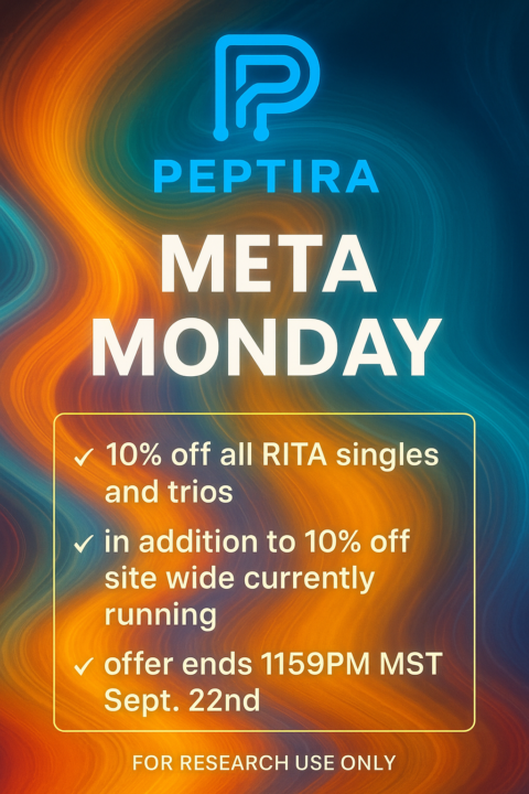 🚨 PEPTIRA: MEGA MONDAY - STACKABLE 30% OFF! 🚨
