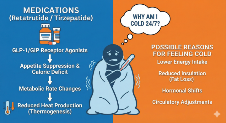🧊 Why Am I FREEZING 24/7 on Tirzepatide or Retatrutide? | Probably My Favorite Article