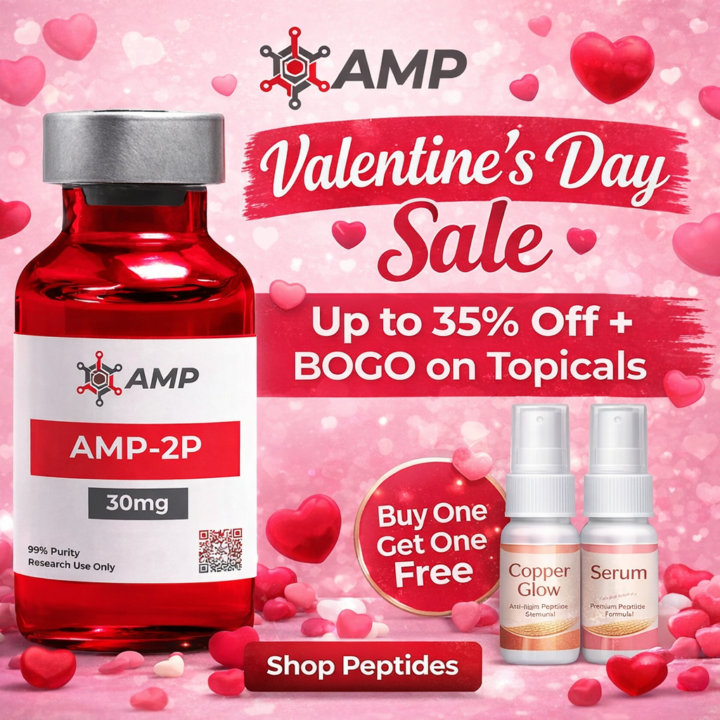 💘 AMP Valentine's Day Sale — Up to 35% Off + BOGO on Topicals