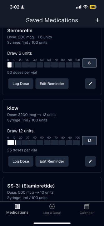 What app do you use?  