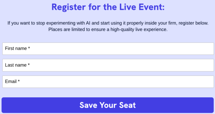 I’m running a live AI working session on February 25th