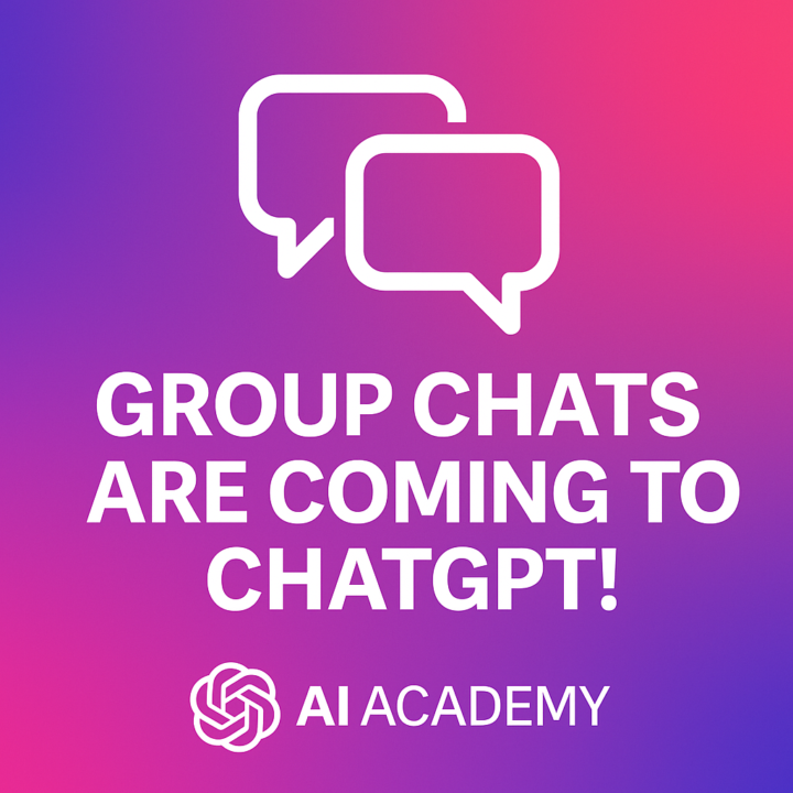 💬 Group Chats Are Coming to ChatGPT!