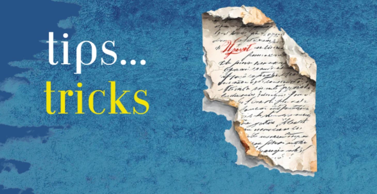 Tips & Tricks