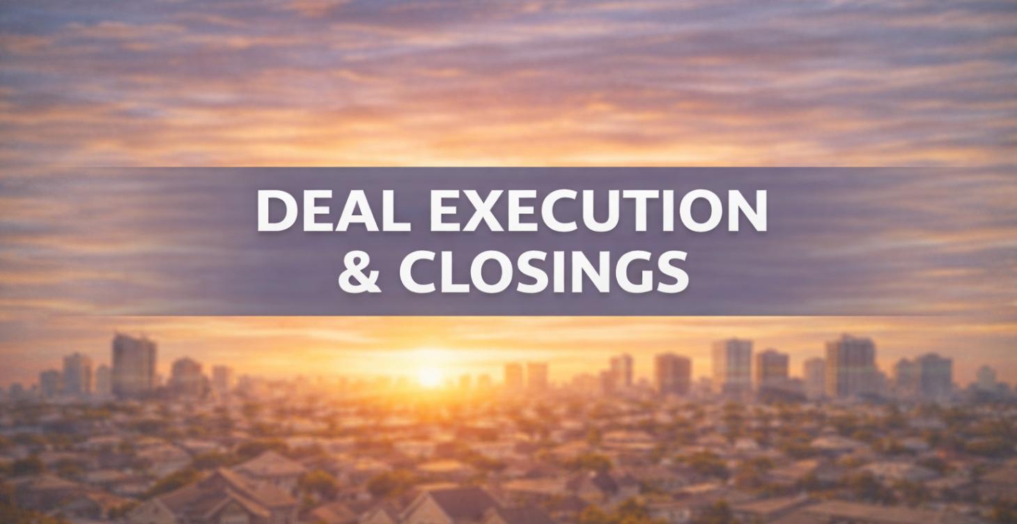 Deal Execution & Closings
