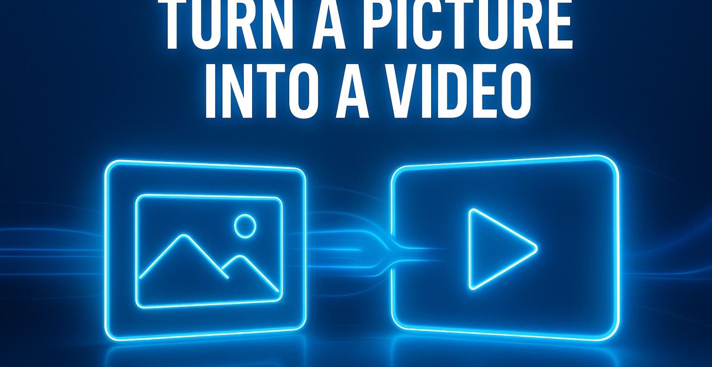 Turn A Picture To Video (Image to Video)