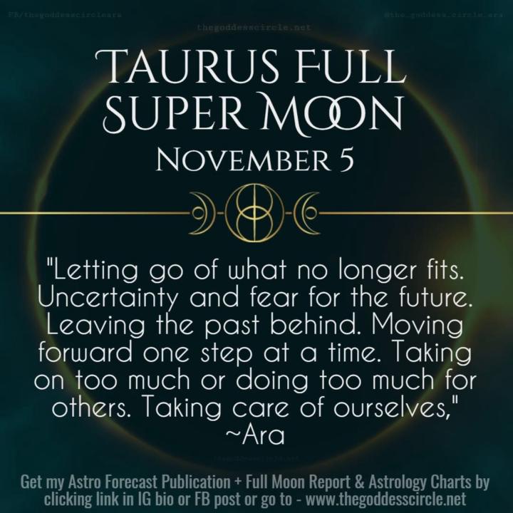 Fullmoon in Taurus 
