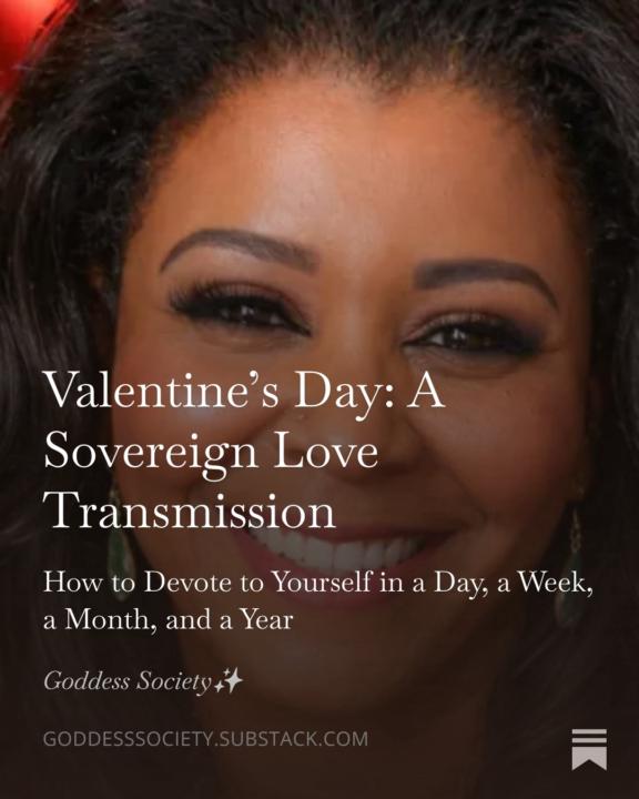 Happy Valentine's Day To the woman who chooses her self