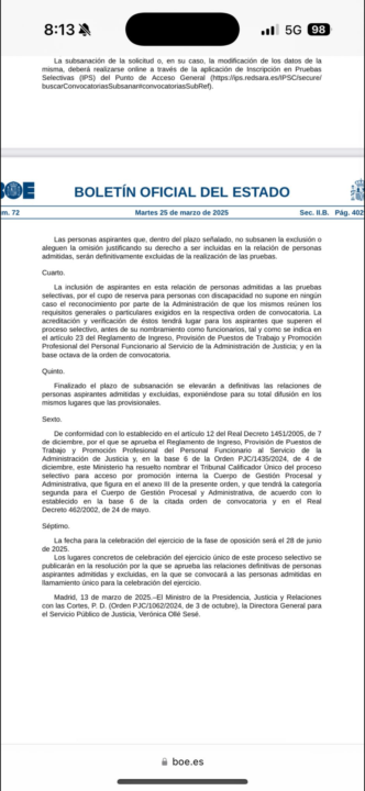 Ya ha salido promoción interna ! Parece que están cumpliendo plazos 