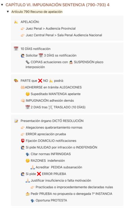 Recurso de Apelación contra sentencias LECrim